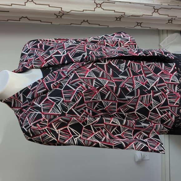 Dress Barn career jacket blazer red Medium  |  Petite - Picture 12 of 17